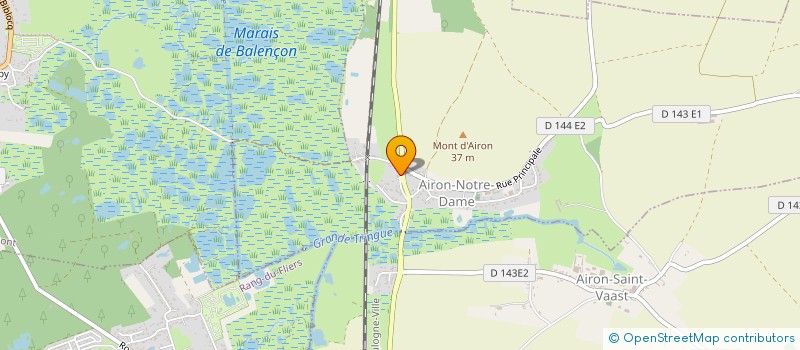 localisation de l'entreprise MADAME CAROLINE DRUESNE  BERCK