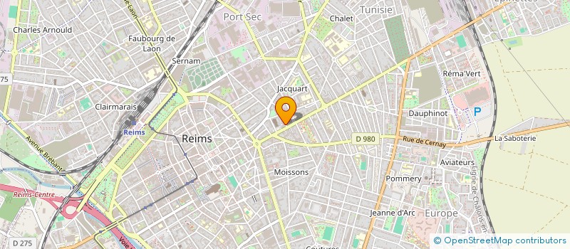 localisation de l'entreprise MADAME CAROLINE DRUX  REIMS