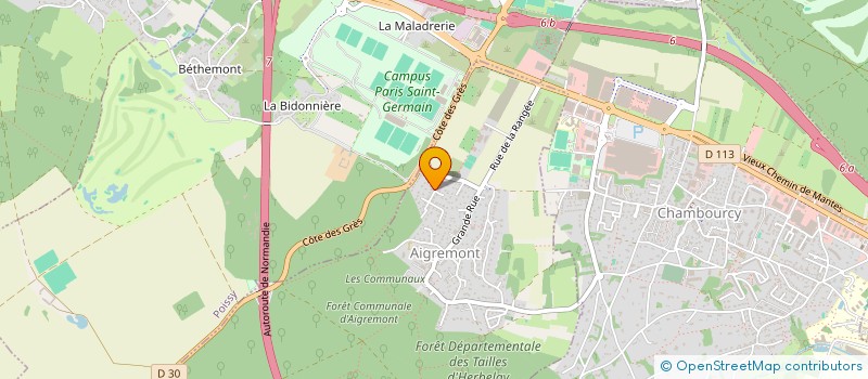 localisation de l'entreprise MADAME CAROLINE DUBE à AIGREMONT