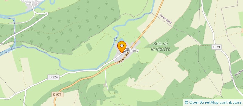 localisation de l'entreprise MADAME CAROLINE DUBOEUF  CHEMERY-CHEHERY