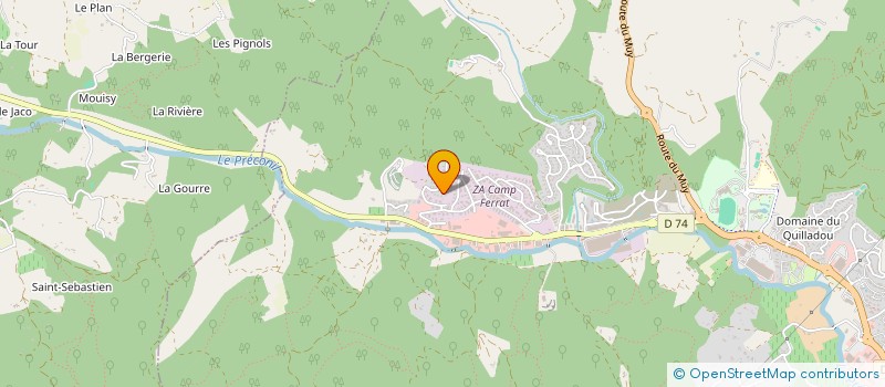 localisation de l'entreprise MADAME CAROLINE DUBOIS à SAINTE-MAXIME