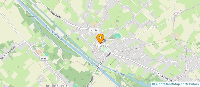 localisation de l'entreprise MADAME CAROLINE DUBOIS  HERGNIES