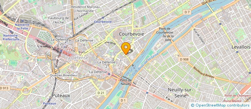 localisation de l'entreprise MADAME CAROLINE DUCLA à COURBEVOIE