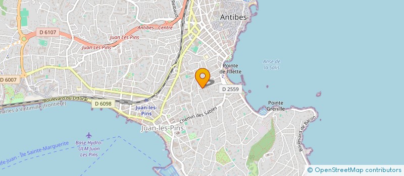 localisation de l'entreprise MADAME CAROLINE DUCOUT  ANTIBES