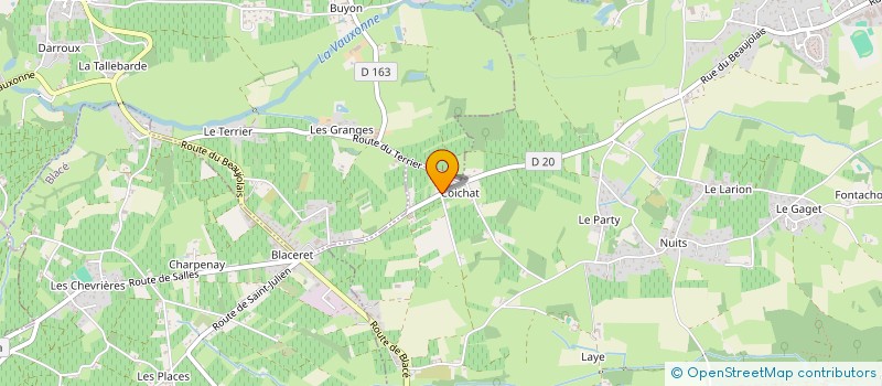 localisation de l'entreprise MADAME CAROLINE DUCROUX  SAINT-GEORGES-DE-RENEINS