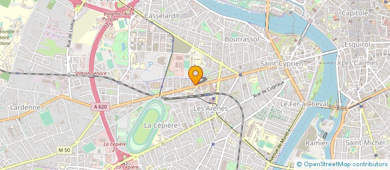 localisation de l'entreprise MADAME CAROLINE DUFFAUT  TOULOUSE