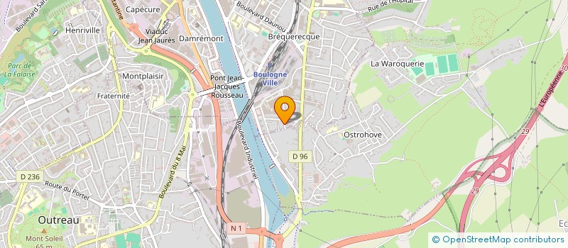 localisation de l'entreprise MADAME CAROLINE DUFOUR à BOULOGNE-SUR-MER