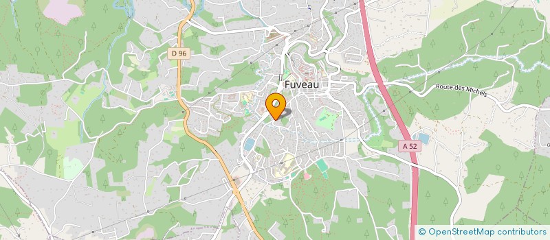 localisation de l'entreprise MADAME CAROLINE DUFOUR  FUVEAU