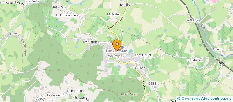 localisation de l'entreprise MADAME CAROLINE DUMAZET  SAINT-ROMAIN-DE-POPEY