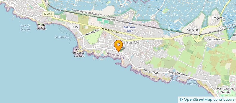 localisation de l'entreprise MADAME CAROLINE DUMONT  BATZ-SUR-MER