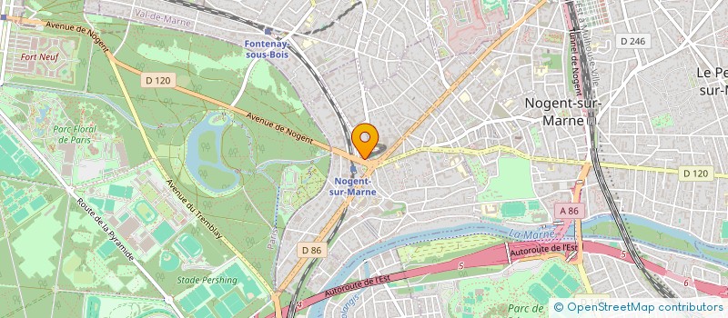 localisation de l'entreprise MADAME CAROLINE DUMUR  NOGENT-SUR-MARNE