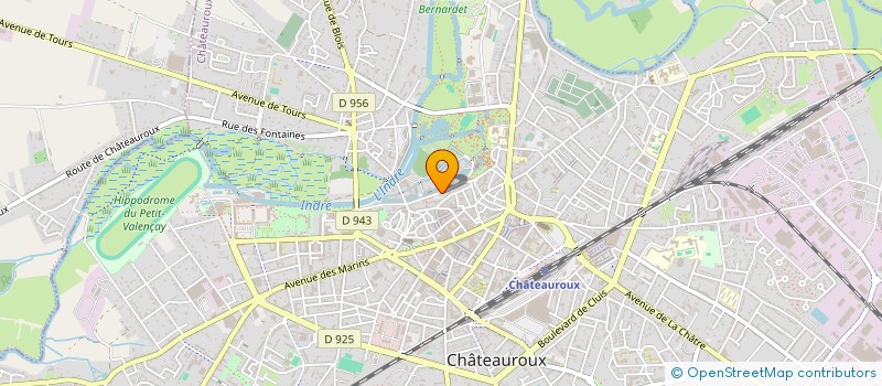 localisation de l'entreprise MADAME CAROLINE DUPERRAY à CHATEAUROUX