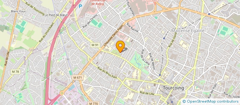 localisation de l'entreprise MADAME CAROLINE DUPET à TOURCOING