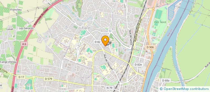 localisation de l'entreprise MADAME CAROLINE DUPON à MACON