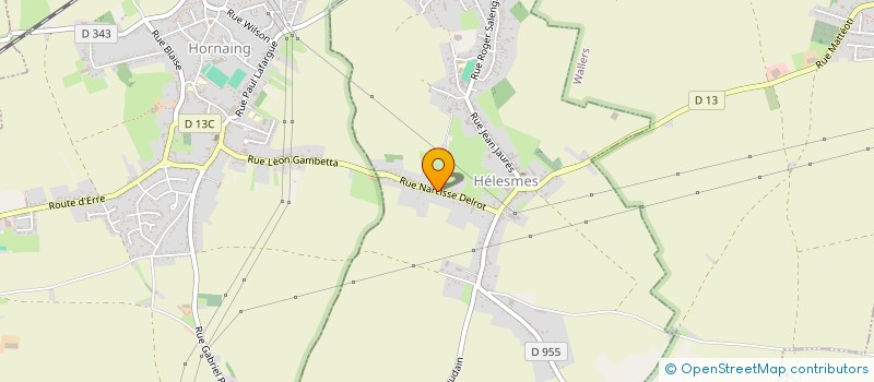 localisation de l'entreprise MADAME CAROLINE DUPONT  HELESMES