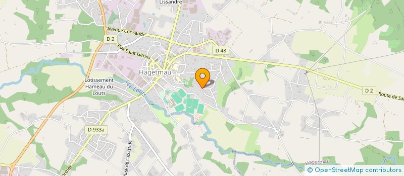 localisation de l'entreprise MADAME CAROLINE DUPOUY  HAGETMAU