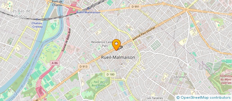 localisation de l'entreprise MADAME CAROLINE DUPUIS à RUEIL-MALMAISON