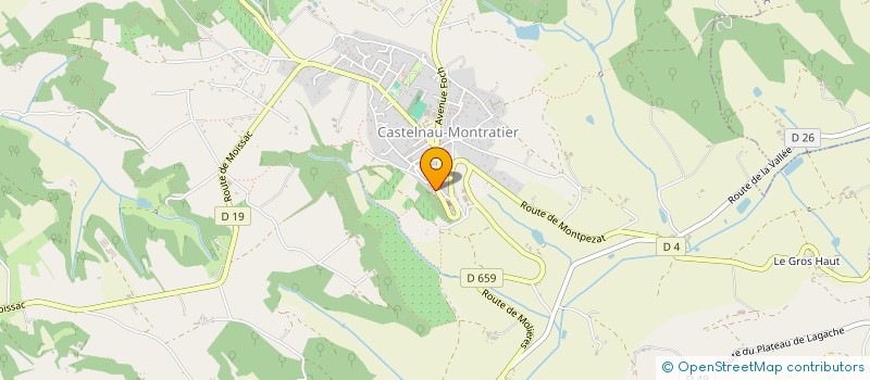 localisation de l'entreprise MADAME CAROLINE DURAND à CASTELNAU-MONTRATIER