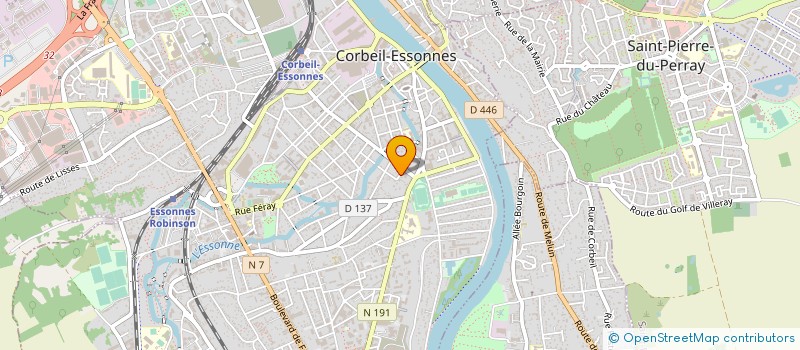 localisation de l'entreprise MADAME CAROLINE DURAND à CORBEIL-ESSONNES