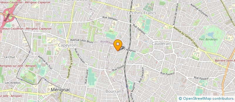 localisation de l'entreprise MADAME CAROLINE DURAND à BORDEAUX