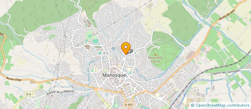 localisation de l'entreprise MADAME CAROLINE DURAND à MANOSQUE