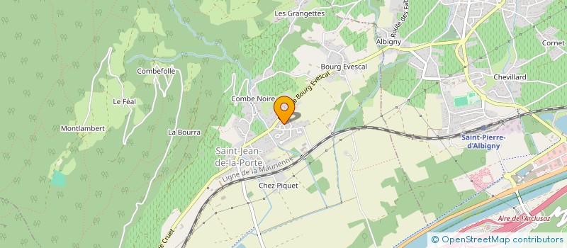 localisation de l'entreprise MADAME CAROLINE DUTARD  SAINT-JEAN-DE-LA-PORTE