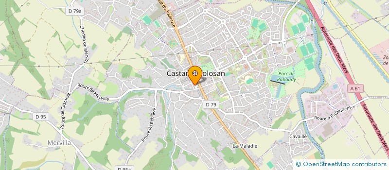 localisation de l'entreprise MADAME CAROLINE DUTAUT à CASTANET-TOLOSAN