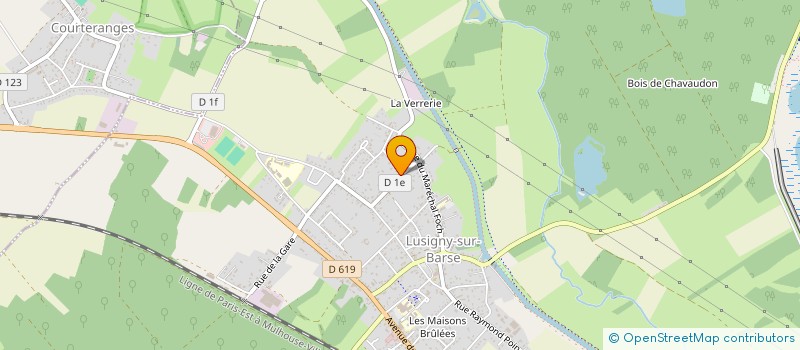 localisation de l'entreprise MADAME CAROLINE DUTERTRE  LUSIGNY-SUR-BARSE