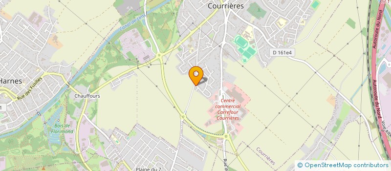 localisation de l'entreprise MADAME CAROLINE DUVAL  COURRIERES