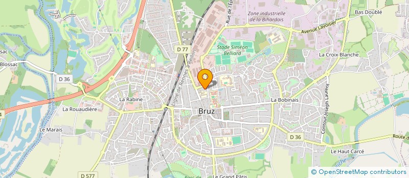 localisation de l'entreprise MADAME CAROLINE DUVAL à BRUZ