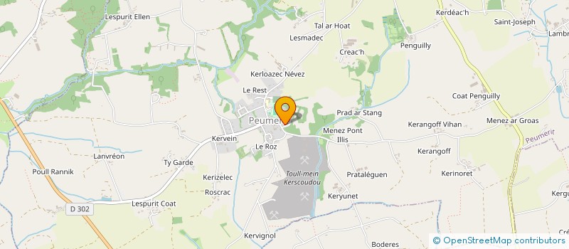 localisation de l'entreprise MADAME CAROLINE DUVIVIER  PEUMERIT