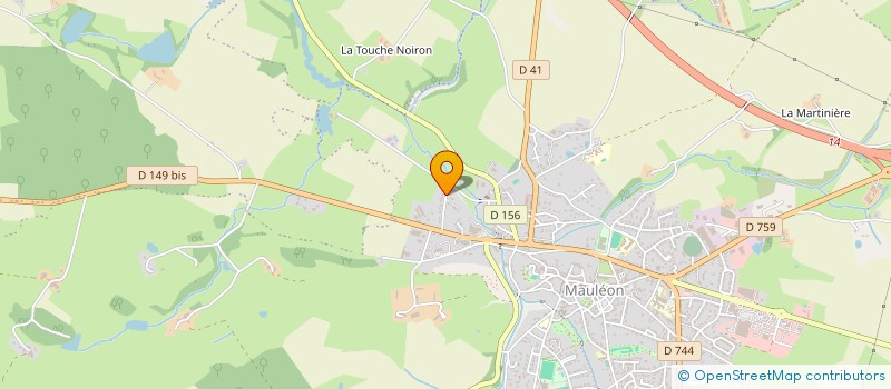 localisation de l'entreprise MADAME CAROLINE EAS  MAULEON