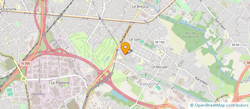 localisation de l'entreprise MADAME CAROLINE EHRET à VILLENEUVE-D'ASCQ