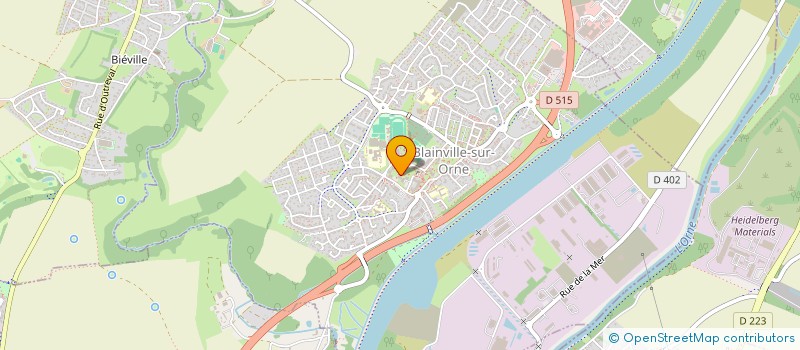 localisation de l'entreprise MADAME CAROLINE EL ARBI  BLAINVILLE-SUR-ORNE