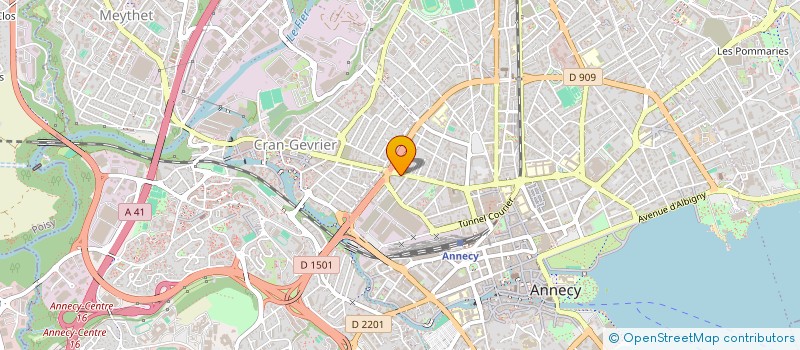 localisation de l'entreprise MADAME CAROLINE EMPEREUR-PERRET à ANNECY