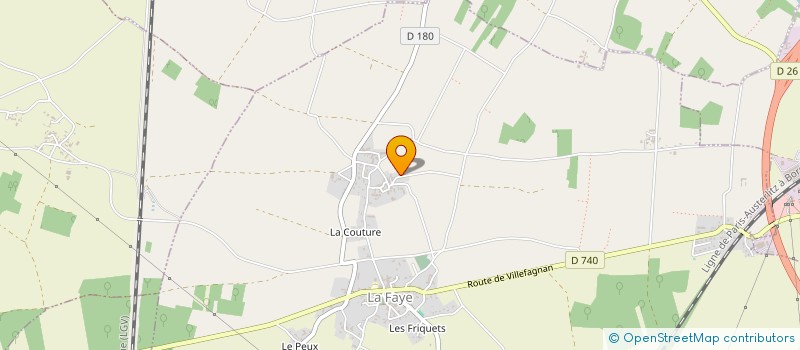 localisation de l'entreprise MADAME CAROLINE EPINOUX à LA FAYE