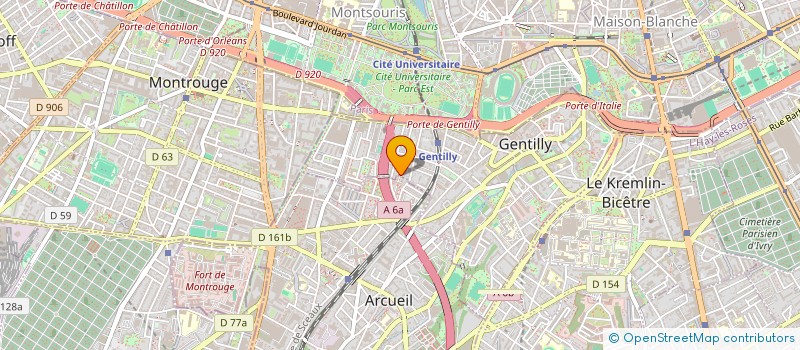 localisation de l'entreprise MADAME CAROLINE ESCAICH  GENTILLY