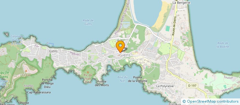 localisation de l'entreprise MADAME CAROLINE ESCOFFIER à HYERES
