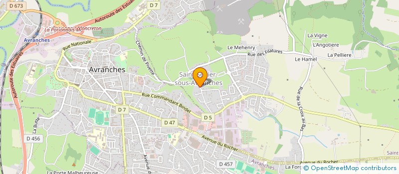 localisation de l'entreprise MADAME CAROLINE ESCROIGNARD à SAINT-SENIER-SOUS-AVRANCHES