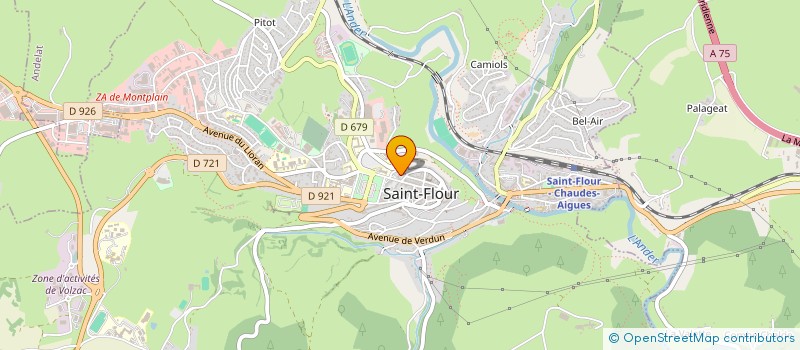 localisation de l'entreprise MADAME CAROLINE ESTEVES à SAINT-FLOUR