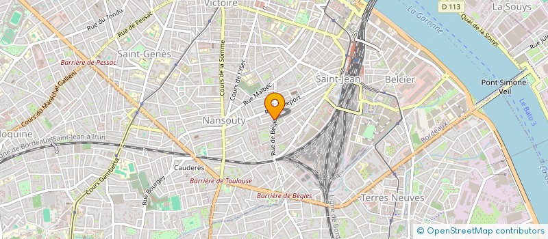 localisation de l'entreprise MADAME CAROLINE ETCHEPARE  BORDEAUX