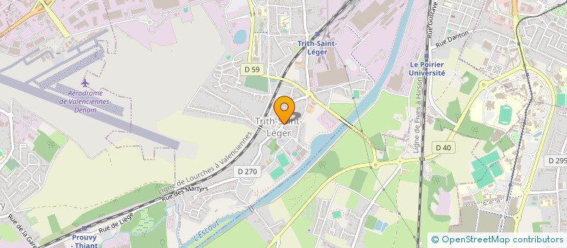 localisation de l'entreprise MADAME CAROLINE EVRARD  TRITH-SAINT-LEGER