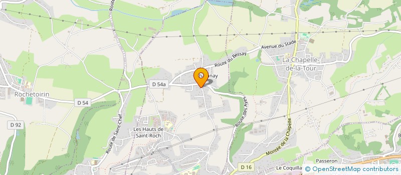 localisation de l'entreprise MADAME CAROLINE FABIANO  LA TOUR-DU-PIN