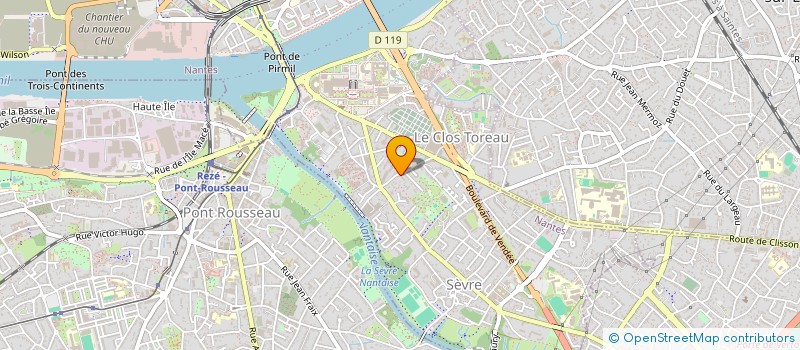 localisation de l'entreprise MADAME CAROLINE FABREGUETTE à NANTES