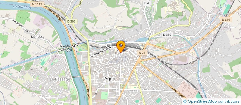localisation de l'entreprise MADAME CAROLINE FAGET à AGEN