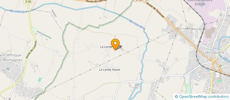 localisation de l'entreprise MADAME CAROLINE FAHY  LABRUGUIERE