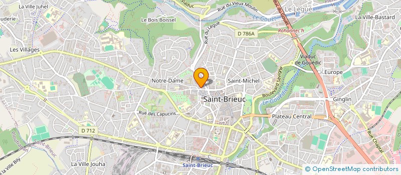 localisation de l'entreprise MADAME CAROLINE FAIJEAN à SAINT-BRIEUC