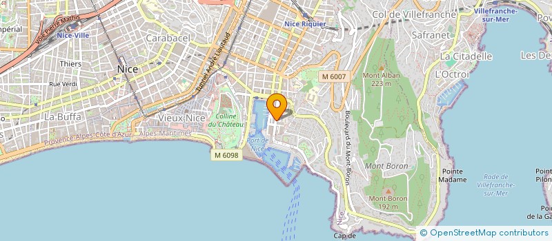 localisation de l'entreprise MADAME CAROLINE FAUP à NICE