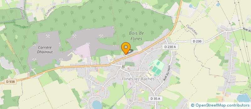 localisation de l'entreprise MADAME CAROLINE FAUQUETTE  FLINES-LEZ-RACHES