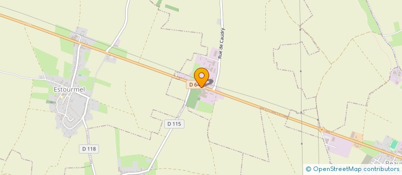 localisation de l'entreprise MADAME CAROLINE FAUVERT  CARNIERES